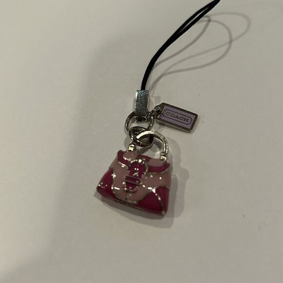 NWOT Vintage COACH Mini Purse Charm
Lanyard Cell Phone Charm - Picture 7 of 9
